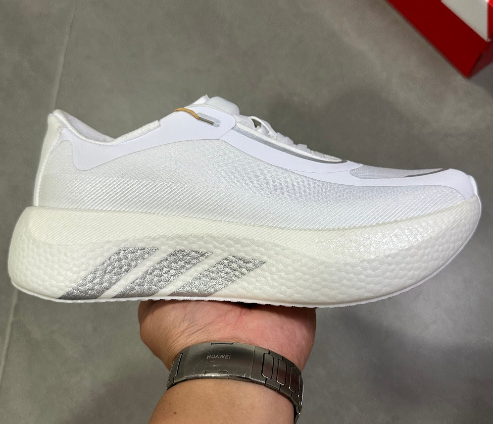 Hyper B. Running Shoes - Cloud White - Silver Metallic