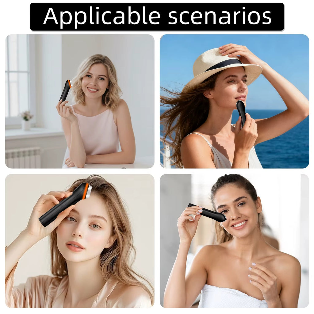 5-in-1 LED Facial Therapy Wand – Portable Light Therapy Skincare Device