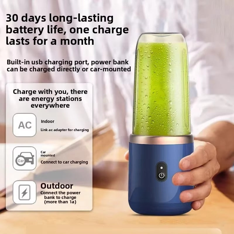 Portable USB Rechargeable Personal Blender – Smoothie & Shake Maker with Travel Cup