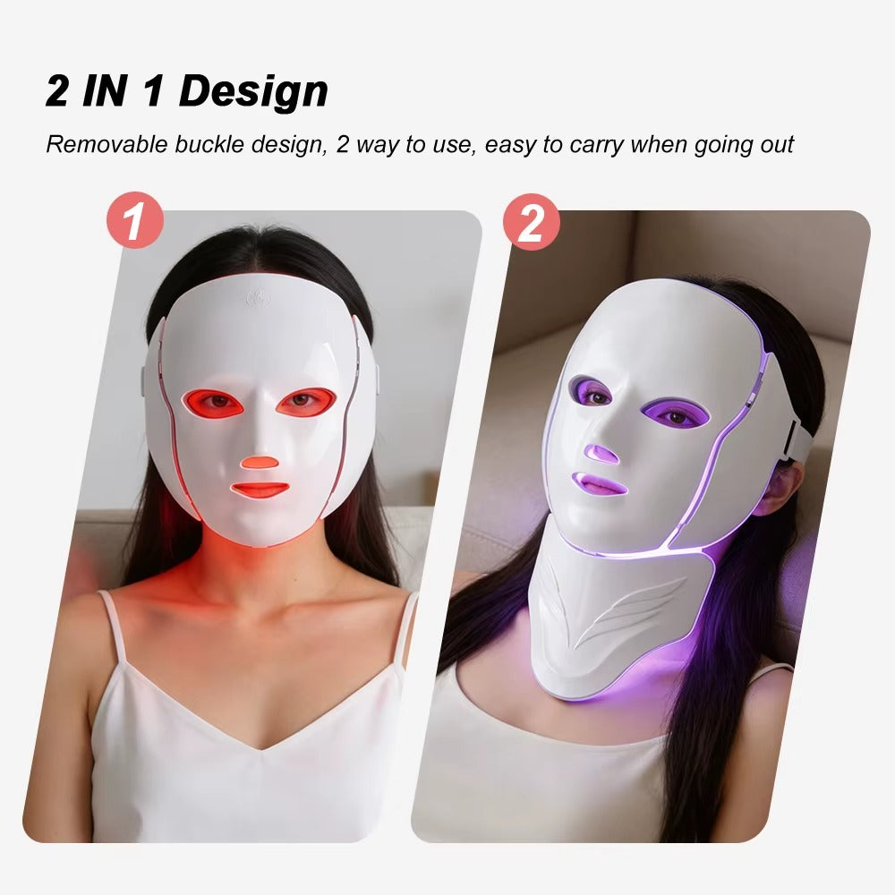 Beauty Ninja Glow LED Mask – Wireless Light Therapy Skincare