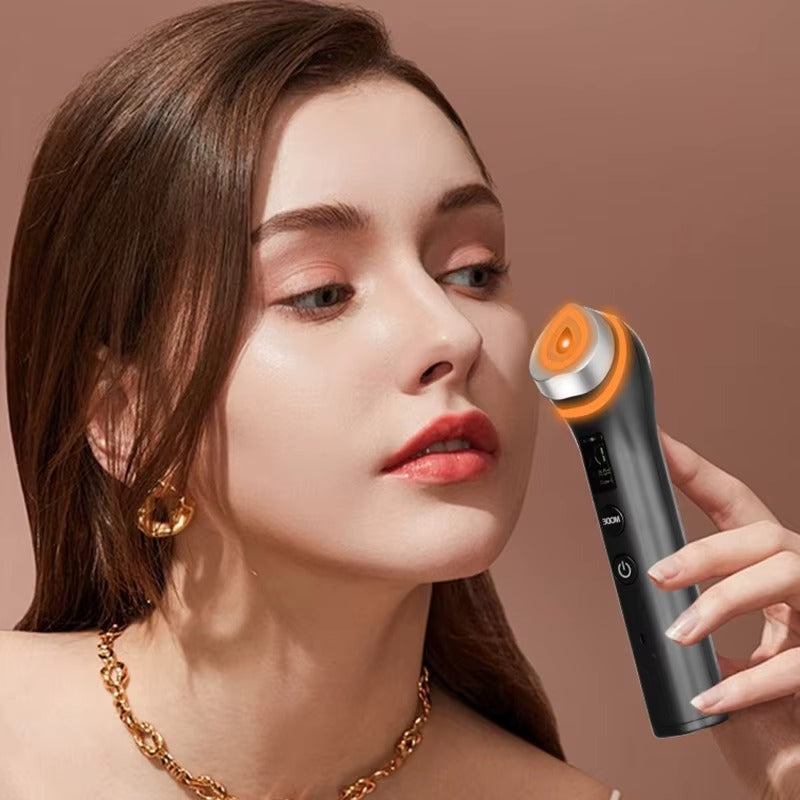 5-in-1 LED Facial Therapy Wand – Portable Light Therapy Skincare Device