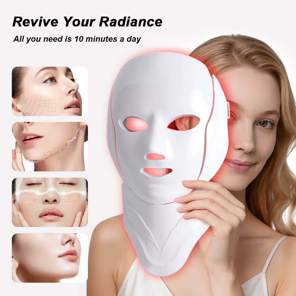 Beauty Ninja Glow LED Mask – Wireless Light Therapy Skincare